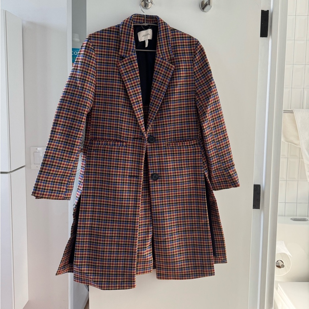 Multicolored over coat